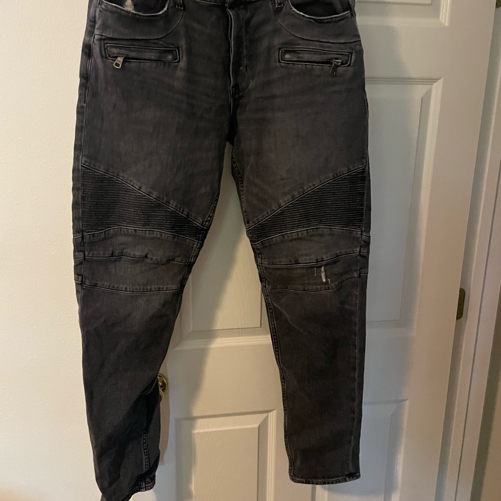 Hudson Jeans Men's Slim Fit in Dark Gray